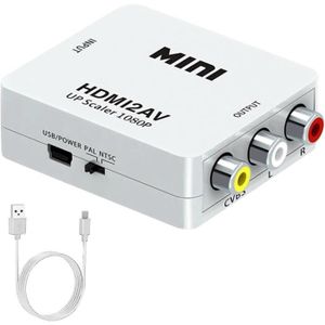 ADAPTATEUR AUDIO-VIDÉO  Adaptateur HDMI vers RCA, 1080p HDMI vers RCA, HDM