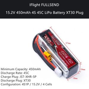 Details about   2pcs 450mAh 2S 7.4V LiPo Battery 80C With XT30 Plug for Micro FPV Racing Drone