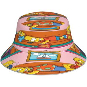 CASQUETTE PH Pillows The Simpsons Bucket Hat est Fisherman Cap Basin Hat[3833]