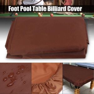 8-foot//9-foot//12-foot Couverture de Billard de Table Rev/êtement de Billard en Tissu de Polyester
