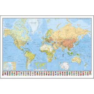 Affiche Carte Du Monde