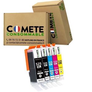 Camelion Lot de 1 à 25 cartouches d'encre compatibles Canon PGI525 CLI526 