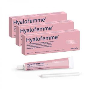 LUBRIFIANT Gel Vaginal Hyalofemme | Lot de 3 Tubes | Contre l