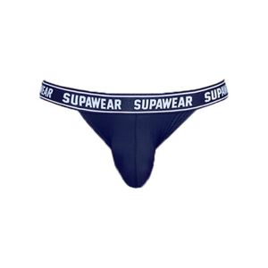 STRING - TANGA Supawear - Sous-vêtement Hommes - Jockstrap Homme - WOW Jockstrap Black - Noir - 1 x