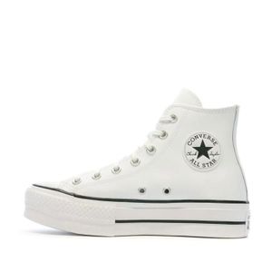 converse blanche femme haute pas cher