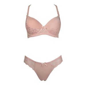 Ensemble Lingerie Kiabi - Soutien-gorge 105D Et Culotte Haute - Beige Clair - Neuf Sans étiquettes