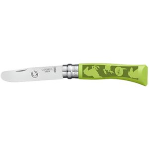 1x couteau MON PREMIER OPINEL POMME INOX pink stainless steel green kid enfant 