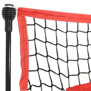 KIT - PACK BASEBALL ABB Filet de baseball portable Noir-rouge 183x105x