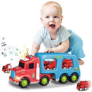 CAMION ENFANT Jouet Camion de Pompier pour Enfants, Jouet Voitur