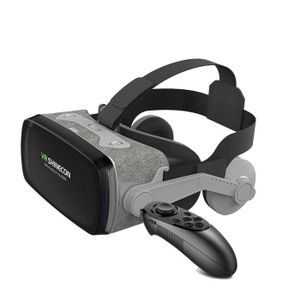 Casque VR Compatible/iOS/PC, réalité virtuelle avec poignée sans Fil,  Lunettes VR pour Jeux immersifs dans Les Films 3D avec Vision panoramique à  360