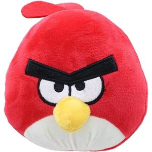 PELUCHE Poupée en peluche de collection Super douce, poupée câline pour enfants et adultes,Mighty Mojo Angry Birds, rouge