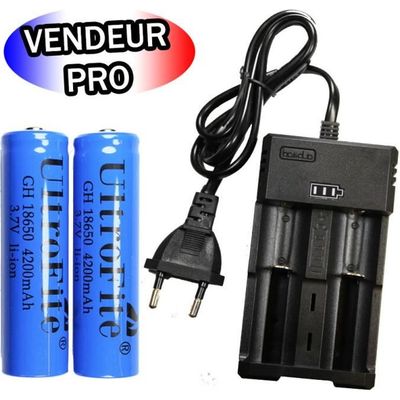 Chargeur Piles Rechargeable Universel Avec Écran LCD, Rapide Chargeur