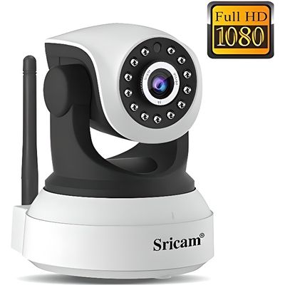 Sricam SP007 -S Caméra De Surveillance WIFI Externe Supportant Le NVR Caméra CCTV IP 3MP IP66 étanche, Vision Nocturne