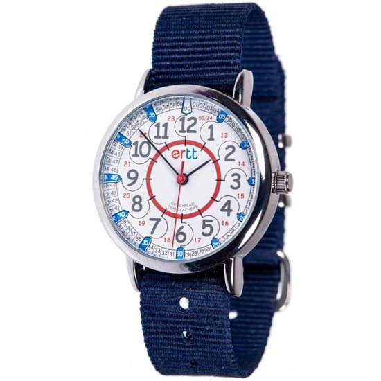 EasyRead Time Teacher ertt Montre pour apprendre à lire l'heure pour enfants Couleur Vert ERW COL 24 L   Jeux   Jouets