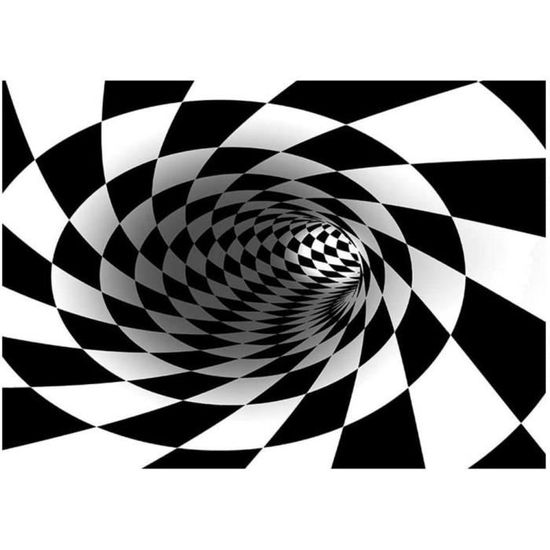 Tapis 3D - Tapis - Tapis Vortex Illusion - Illusion d'optique