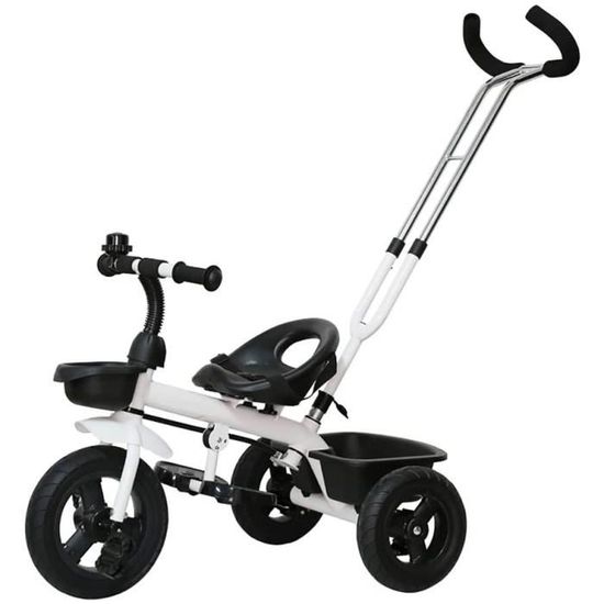 VéLo Enfant Tricycle,Roue Gonflable Libre De Tricycle Bipolaire Stable