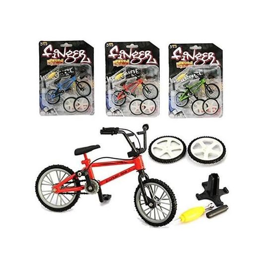 Finger Bike Lot De 4 Mini Vélos Et Trottinette – Modèle Décoratif En Alliage Pour Bureau Ou Collection