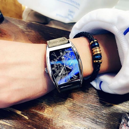 Montre Homme Audacieuse Armitron Quartz - Acier Inoxydable, Jour & Date, Occasion État Correct