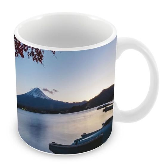 Lot De 2 Tasses à Thé En Céramique Unies - Couleurs Assorties, Fabriqué En France
