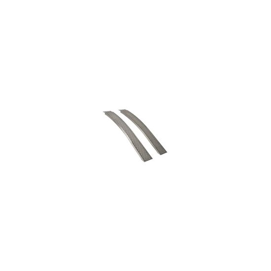 2 Rampes Courbées Pliables Aluminium – Charge Max 1360 Kg – Pieds Réglables + Sangle – Pour Chargement équipements Lourds