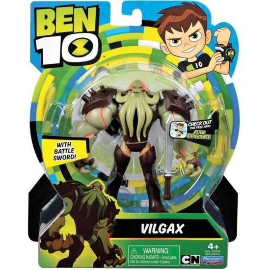 Figurine articulée Ben 10 Vilgax 13cm - GIOCHI PREZIOSI - Noir - Enfant - Ben10