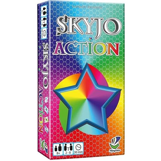 Jeu de cartes Skyjo Action - MAGILANO - Vert - Pour 2 joueurs ou plus - A partir de 8 ans