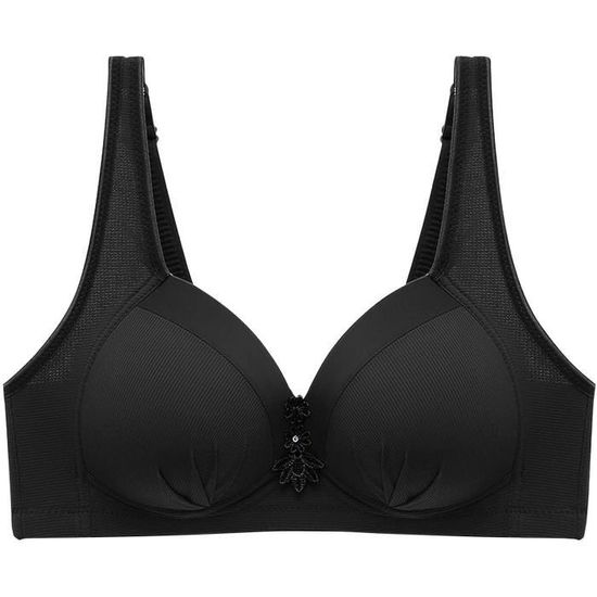 Lot De 3 Soutiens-gorge Classiques Femme Grande Taille - Armatures, Push-up, Maintien Anti-ptose, Pour Quotidien Et Sport