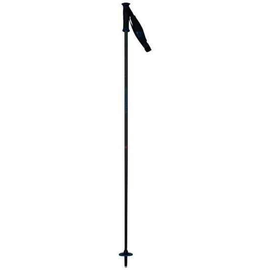 Bâtons De Ski Rossignol Electra Black - Femme - Taille 110 - Aluminium Dural - Poignée Antivibration - Noir