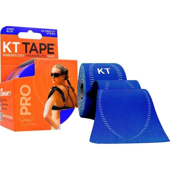 Bandes Anti-ampoules KT Tape Précoupées – Lot De 2 Paquets, 20 Bandes Noires 3,5 Pouces