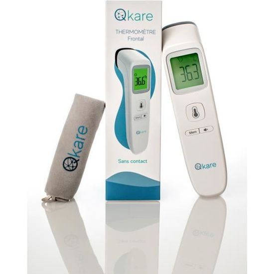 Qkare Thermometre Sans Contact Frontal Adultes Enfants Et Bebes Cdiscount Puericulture Eveil Bebe