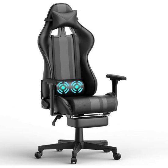 Fauteuil de Bureau pivotant Ergonomique en Cuir PU avec roulettes pour Fauteuil de Bureau pivotant Ergonomique en Cuir PU avec roulettes pour