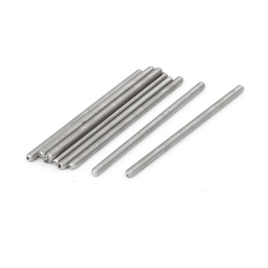 SOURCING MAP Tige Filetée M4x50mm 0.7mm Pas acier inoxydable 304 tiges