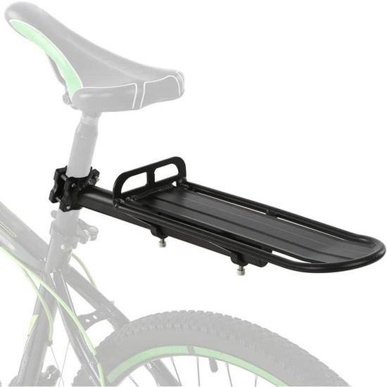 Porte-Bagage Vélo Arrière Réglable Alliage Aluminium 60kg - Porte-Vélo Universel Avec Réflecteur