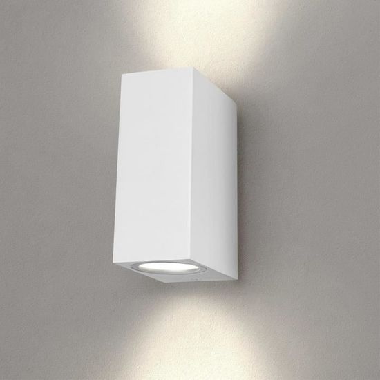 Applique Murale Hofstein – Up/down – Blanc – Céramique – Pour Salon, Couloir, Chambre