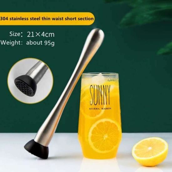 Cocktail Swizzle Bâton 4pcs Acier Inoxydable - Agitateurs Longs Pour Boissons, Café Et Thé Au Lait