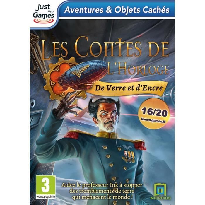 Just For Games Les Contes De L'Horloge De Verre et D'Encre Jeu PC