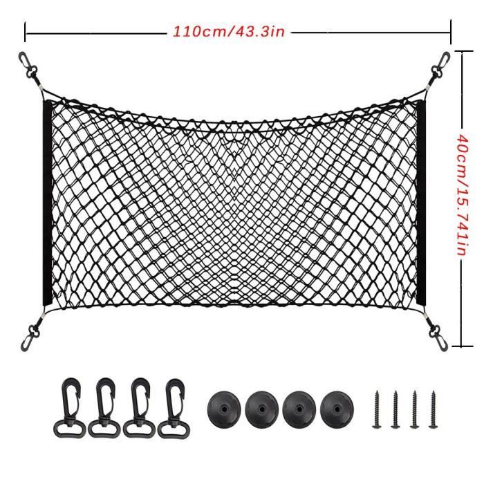 Filet De Rangement élastique Pour Coffre Hyundai Staria (2012-2025) – 4 Crochets, Pour Sécuriser Bagages Et Courses