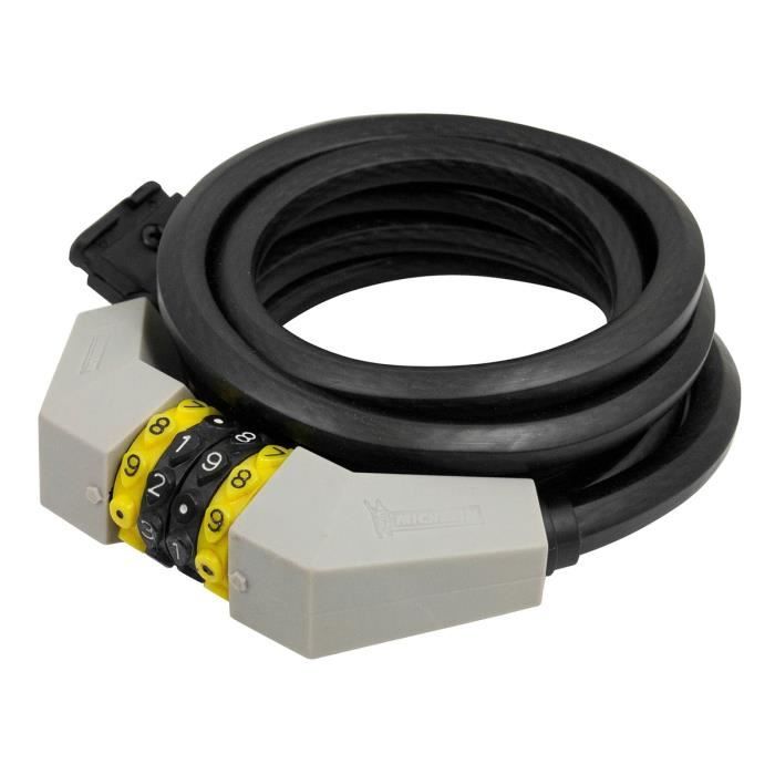 Antivol Spiral D12 2m Code et Support Michelin