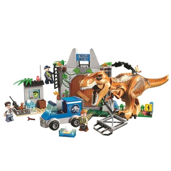 LOT MINI FIGURINES JURASSIC WORLD 2 TYRANOSAURE T REX INDOMINUS JOUET COMPATIBLE LEGO