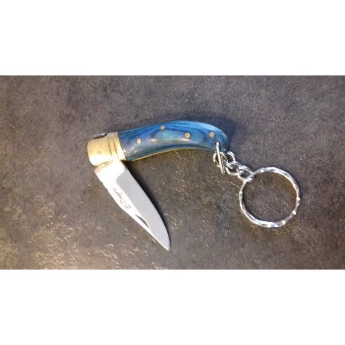 Couteau porte clé laguiole BLEU