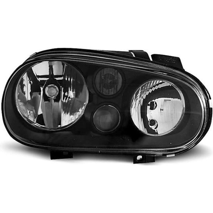 Paire de feux phares VW Golf 4 97-03 design noir (W34)