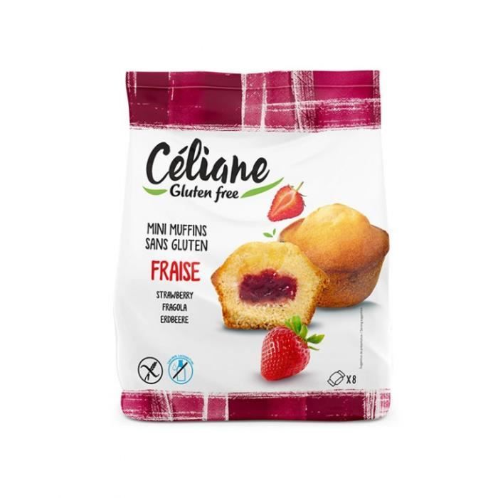 Les Recettes de Céliane Mini Muffins Fraise 210g