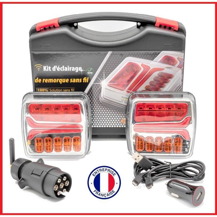 Feux wifi pour plaque de remorque. Livraison OFFERTE