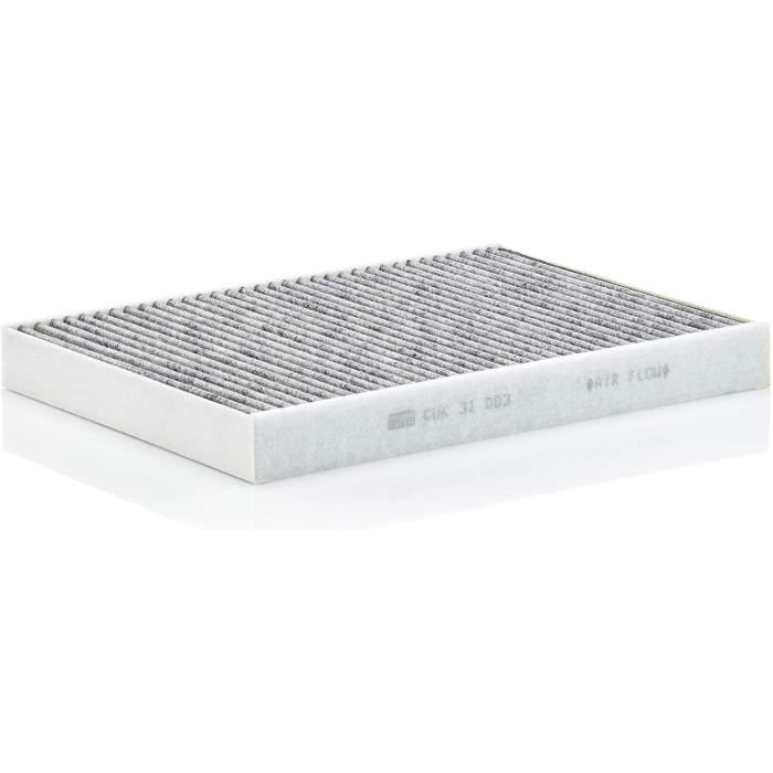 Original MANN-FILTER Filtre D'Habitacle CUK 31 003 – Filtre à Pollen Avec Charbon Actif – pour Voitures