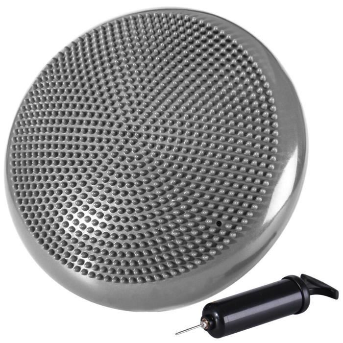 Kabalo GRIS Stabilité disque Balance Pad Coussin Wobble avec pompe bleue gratuite Disque de stabilité - Accueil du matériel de