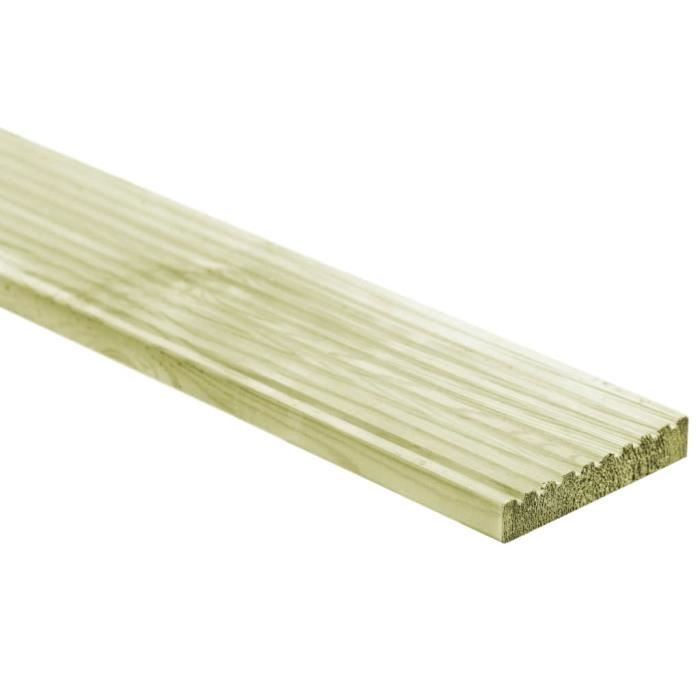 Top Lot de 12 Lames de terrasse 12 pcs 150x14,5 cm Bois ☺677609