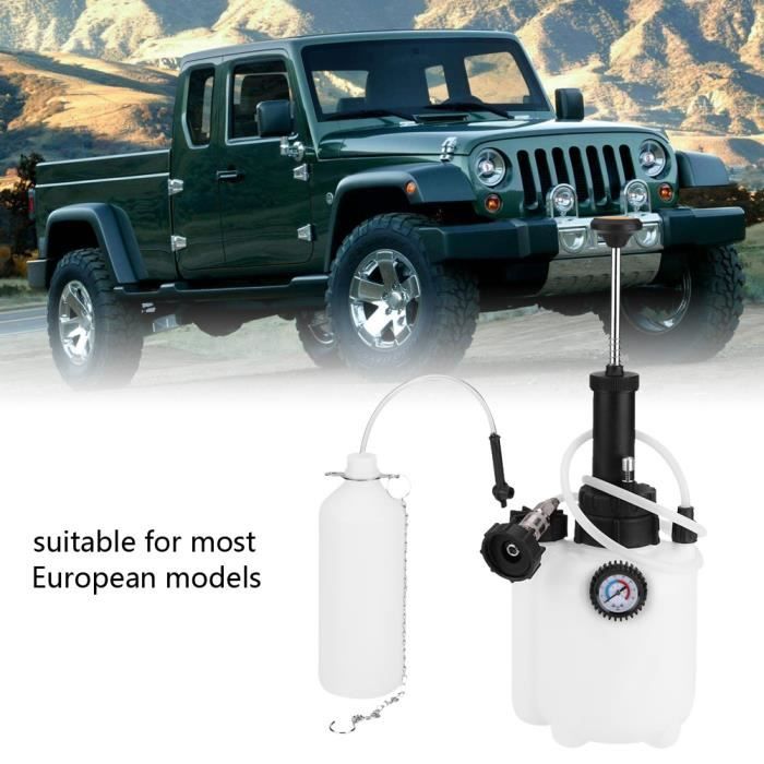 Purgeur de frein de voiture - purgeur de liquide de frein - Capacité : 3L - 20 * 18 * 40cm