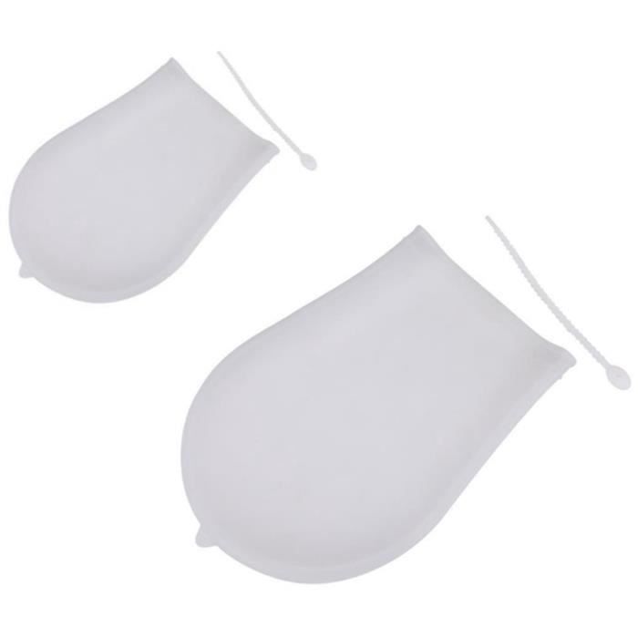 Machine à pâtes manuelle,Sac de pétrissage en Silicone, mélangeur de farine, pour pain, pâtisserie, Pizza, sac de - Type White #B