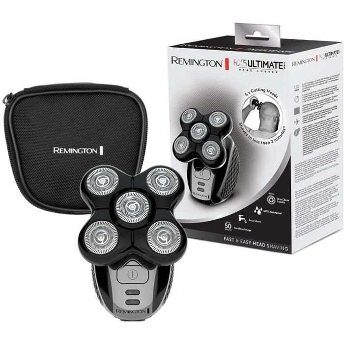 Rasoirs électriques homme Remington XR1500 Rasoir Electrique Tête Chauve et Visage Ultimate, Ultra Précis, Rapide, Etanc 769279