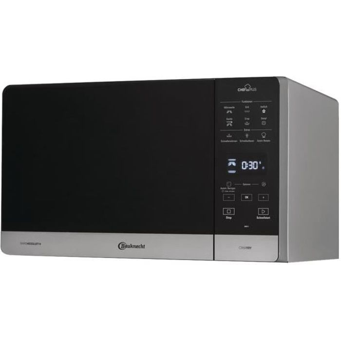 Bauknecht MW 49 SL Four micro-ondes combiné grill pose libre 25 litres 800 Watt argenté(e)